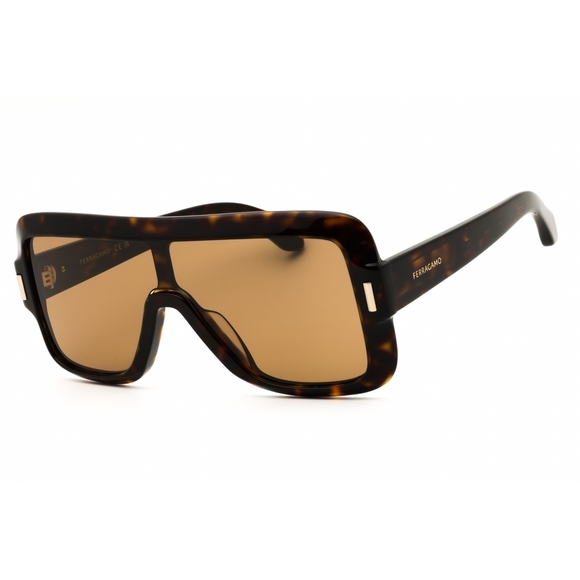 Salvatore Ferragamo SF2061SE Sunglasses 242 Tortoise acetate Shield